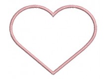 Stickdatei - Herz Basic in zwei Größen